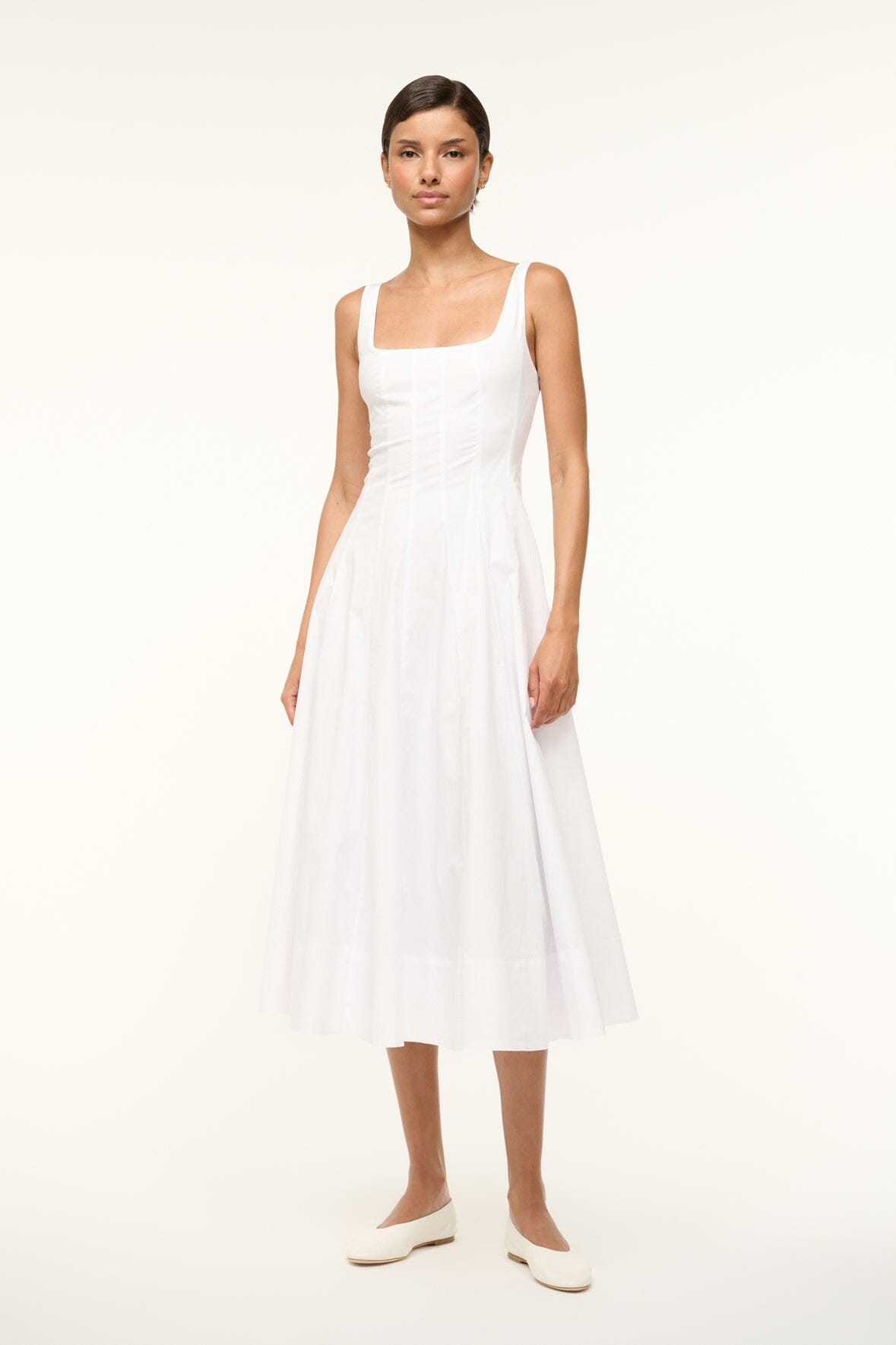 WELLS DRESS WHITE - STAUD online