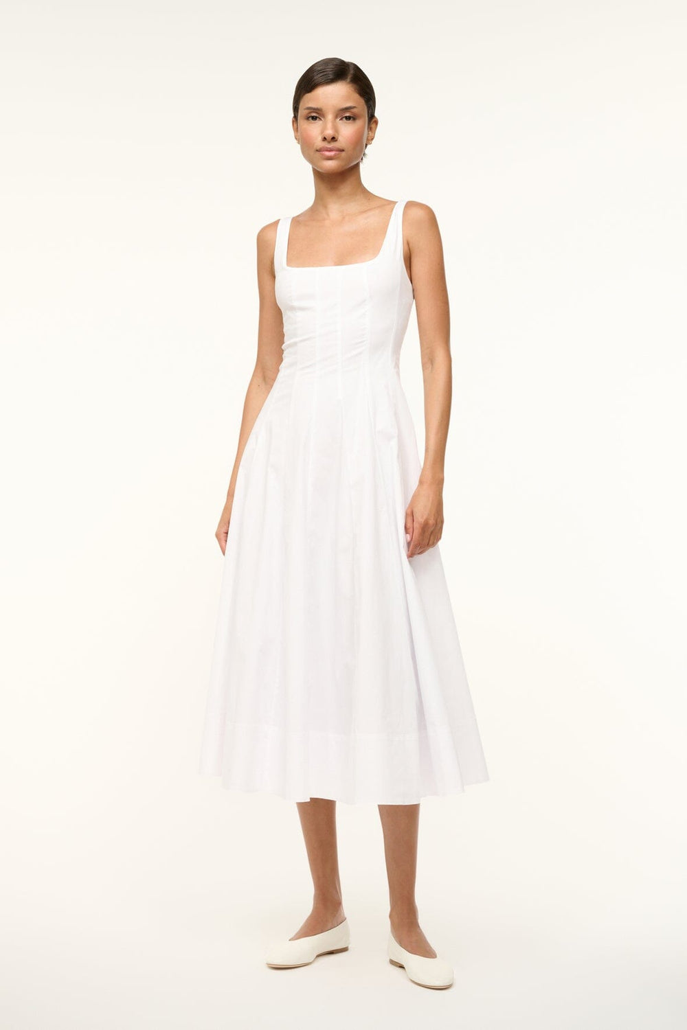 WELLS DRESS WHITE - STAUD online