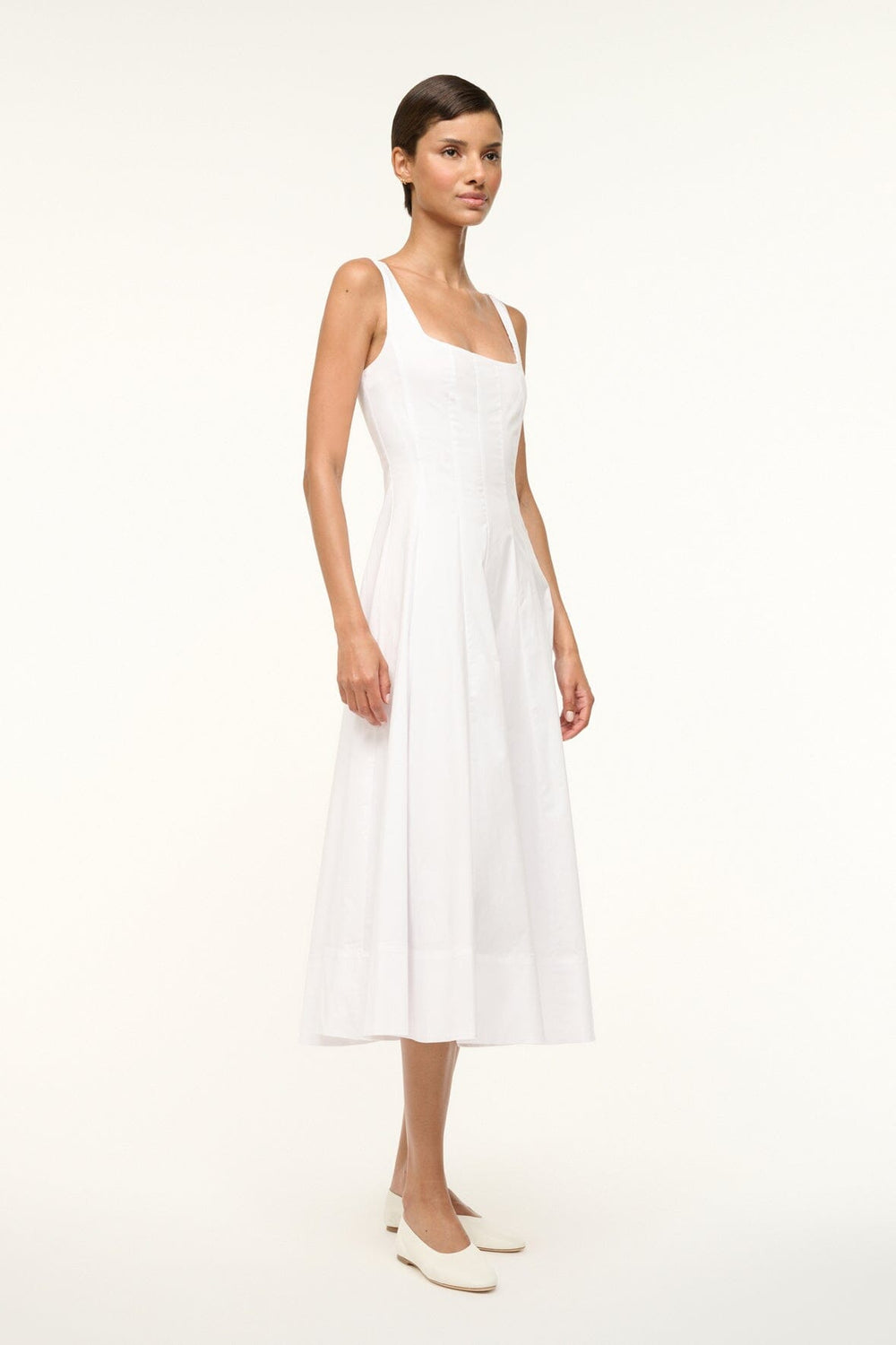 WELLS DRESS WHITE - STAUD online