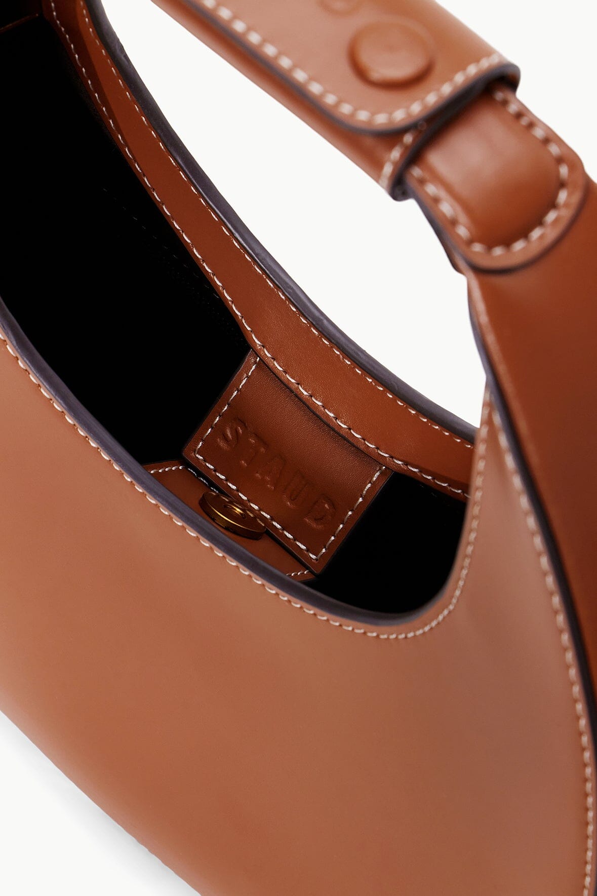 MINI MOON BAG TAN - STAUD outlet
