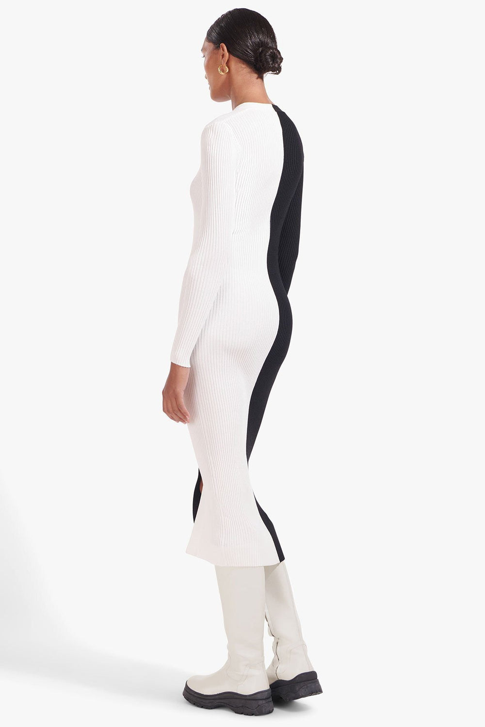 SHOKO SWEATER BLACK WHITE - STAUD sale