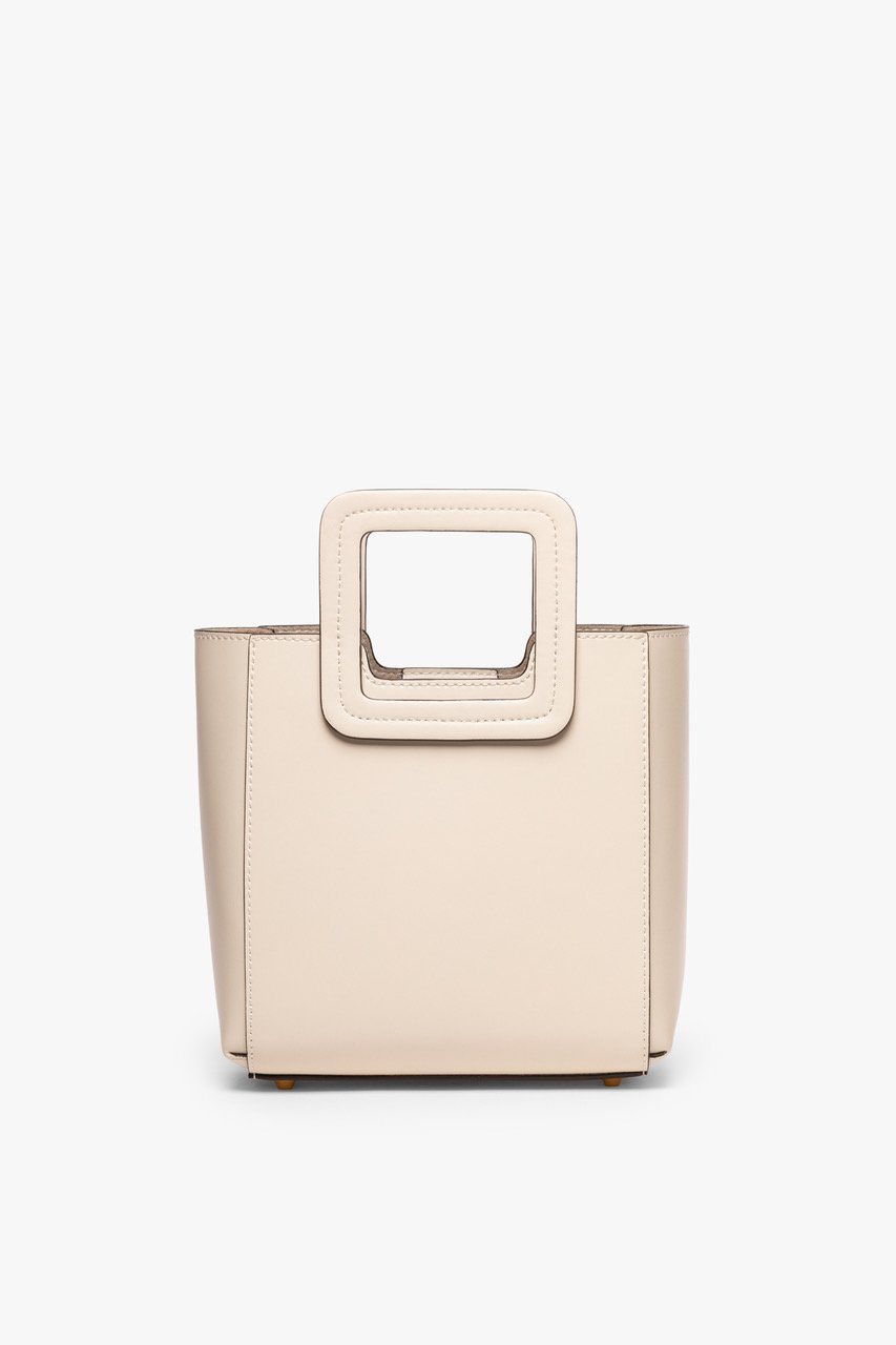 MINI SHIRLEY LEATHER BAG CREAM - STAUD near me