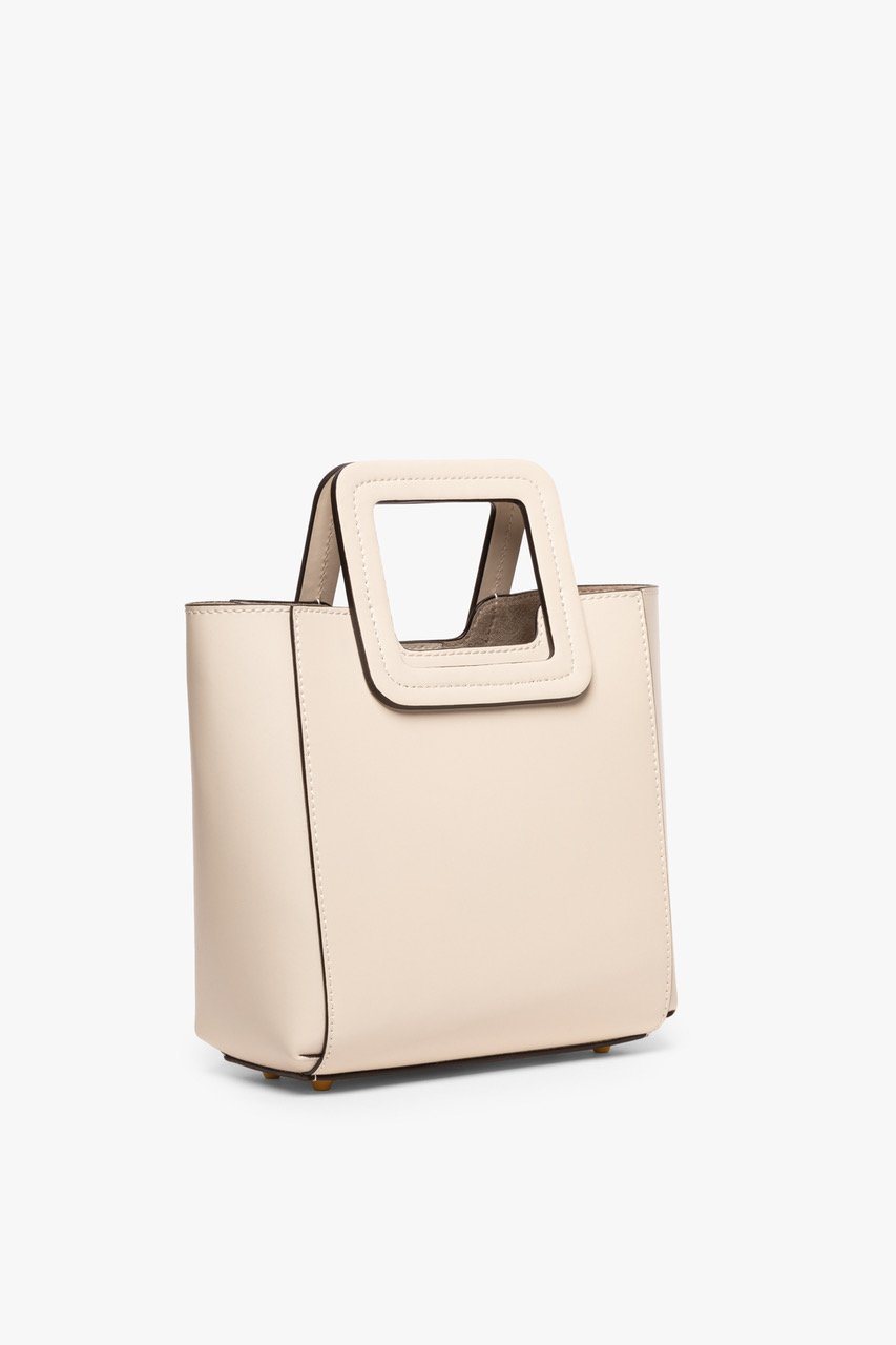 MINI SHIRLEY LEATHER BAG CREAM - STAUD near me