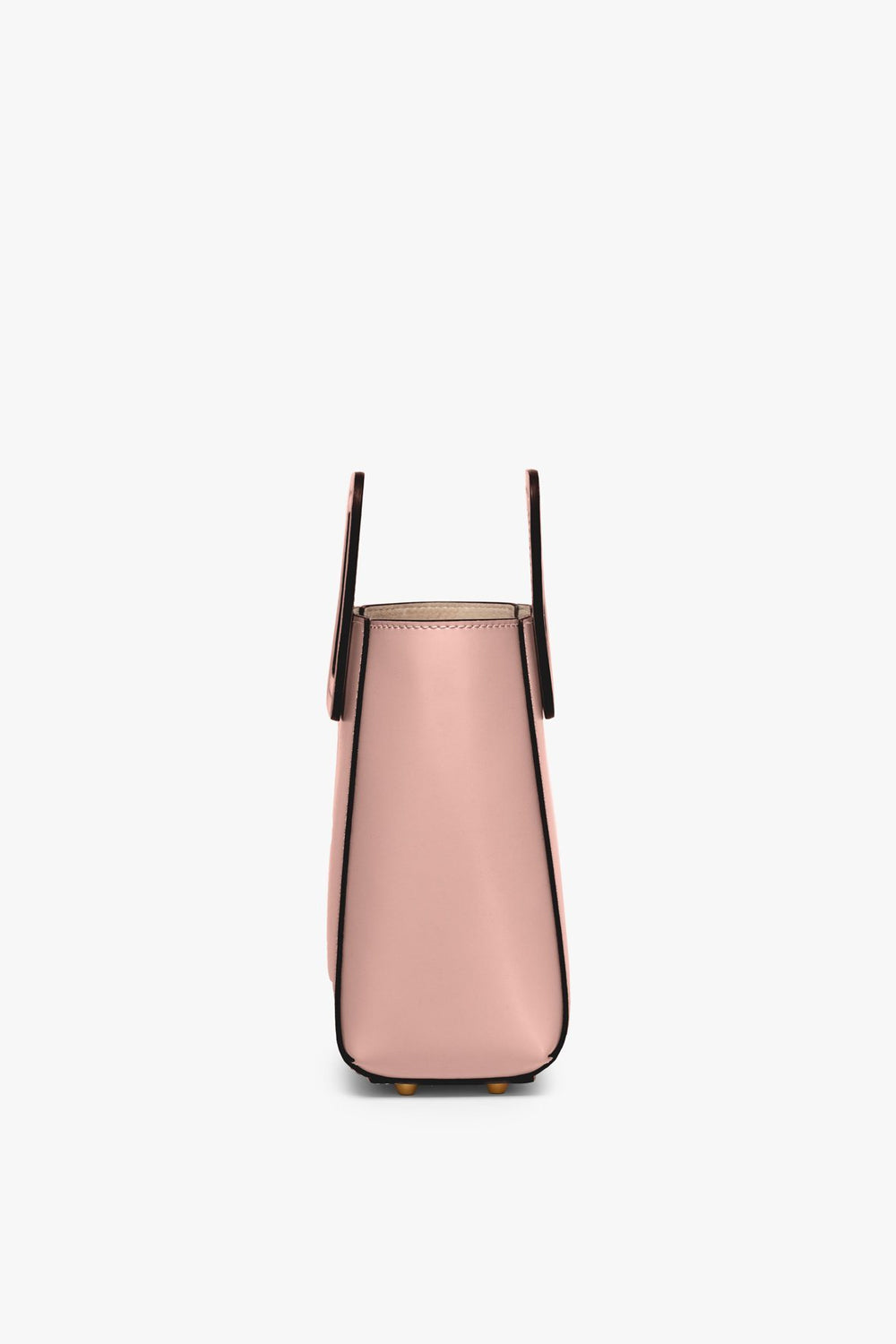 MINI SHIRLEY LEATHER BAG DARK BLUSH - STAUD for sale