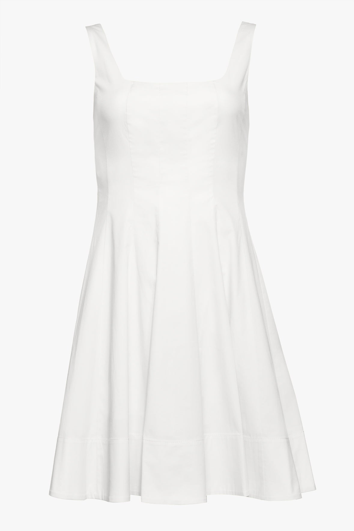 MINI WELLS DRESS WHITE - STAUD US