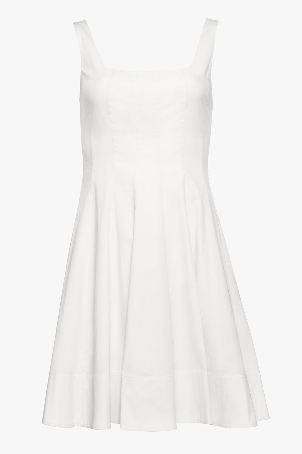 MINI WELLS DRESS WHITE - STAUD US