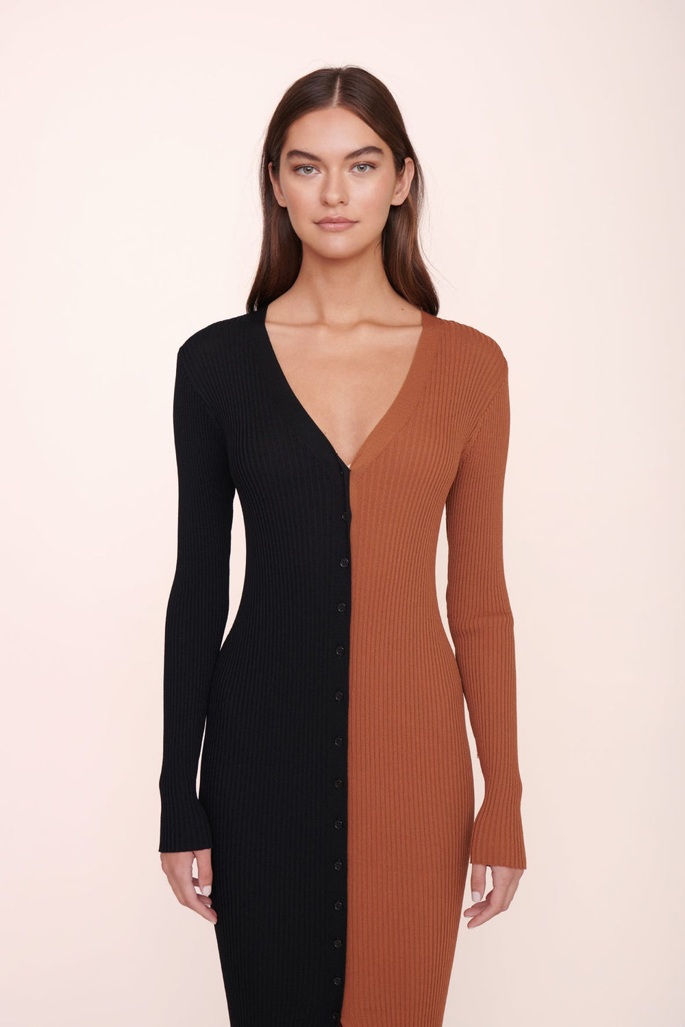 SHOKO SWEATER TAN BLACK - STAUD for sale
