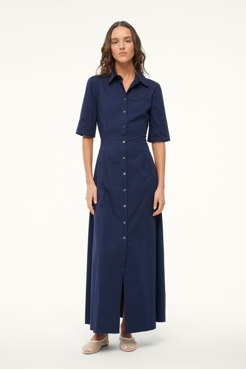 JOAN MAXI DRESS NAVY - STAUD outlet
