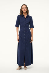 JOAN MAXI DRESS NAVY - STAUD outlet