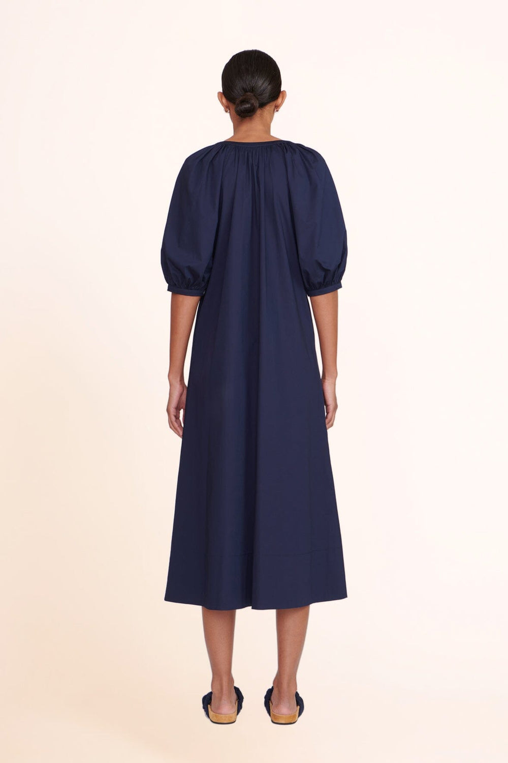 VINCENT DRESS NAVY - STAUD online