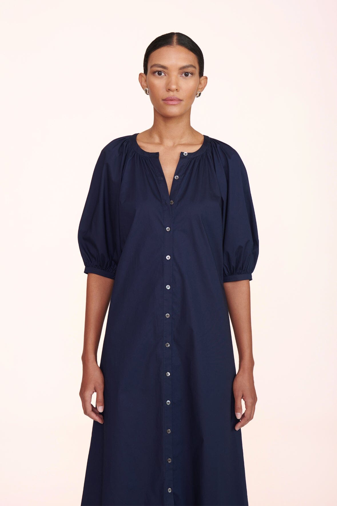 VINCENT DRESS NAVY - STAUD online
