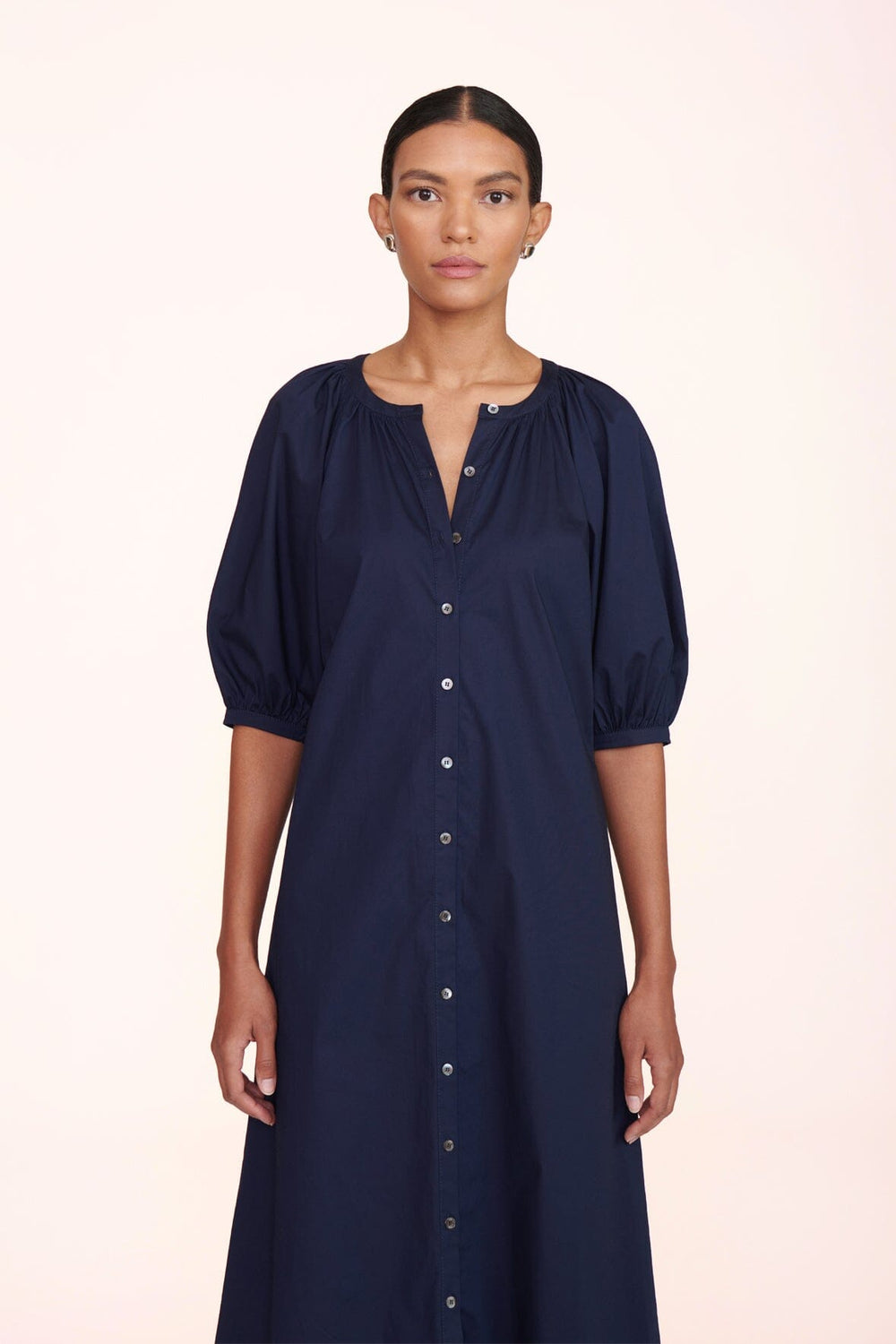 VINCENT DRESS NAVY - STAUD online