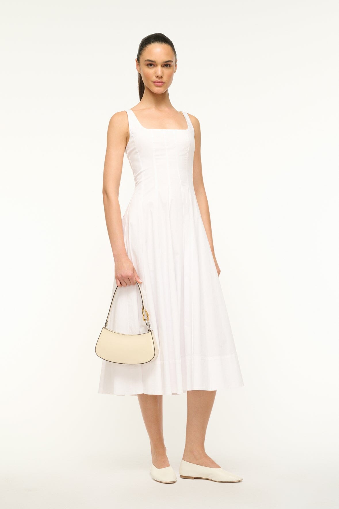 OLLIE BAG CREAM - STAUD US