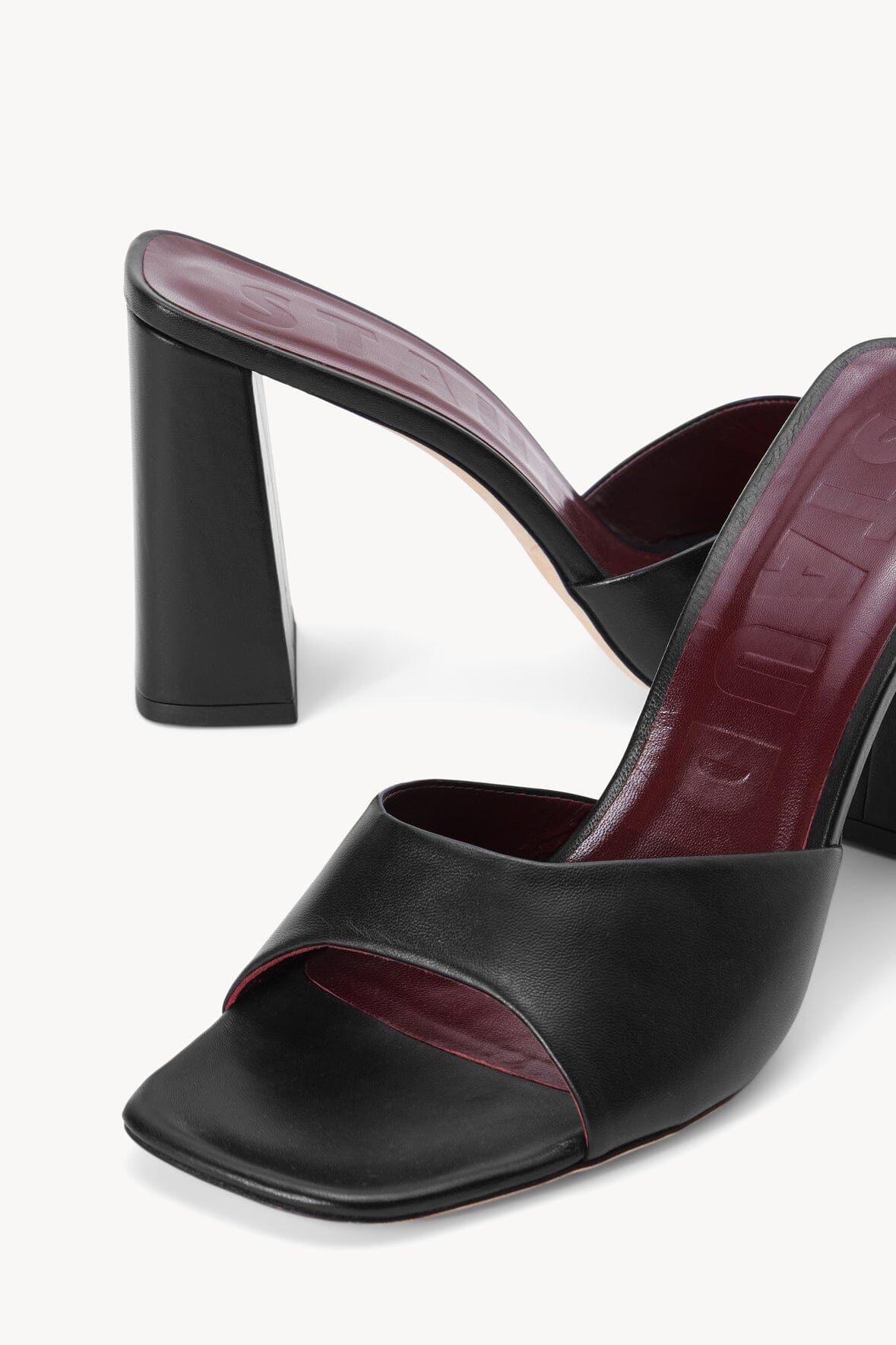 SLOANE HEEL BLACK - STAUD US