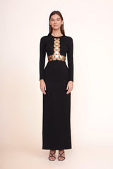 DELPHINE DRESS BLACK - STAUD for sale