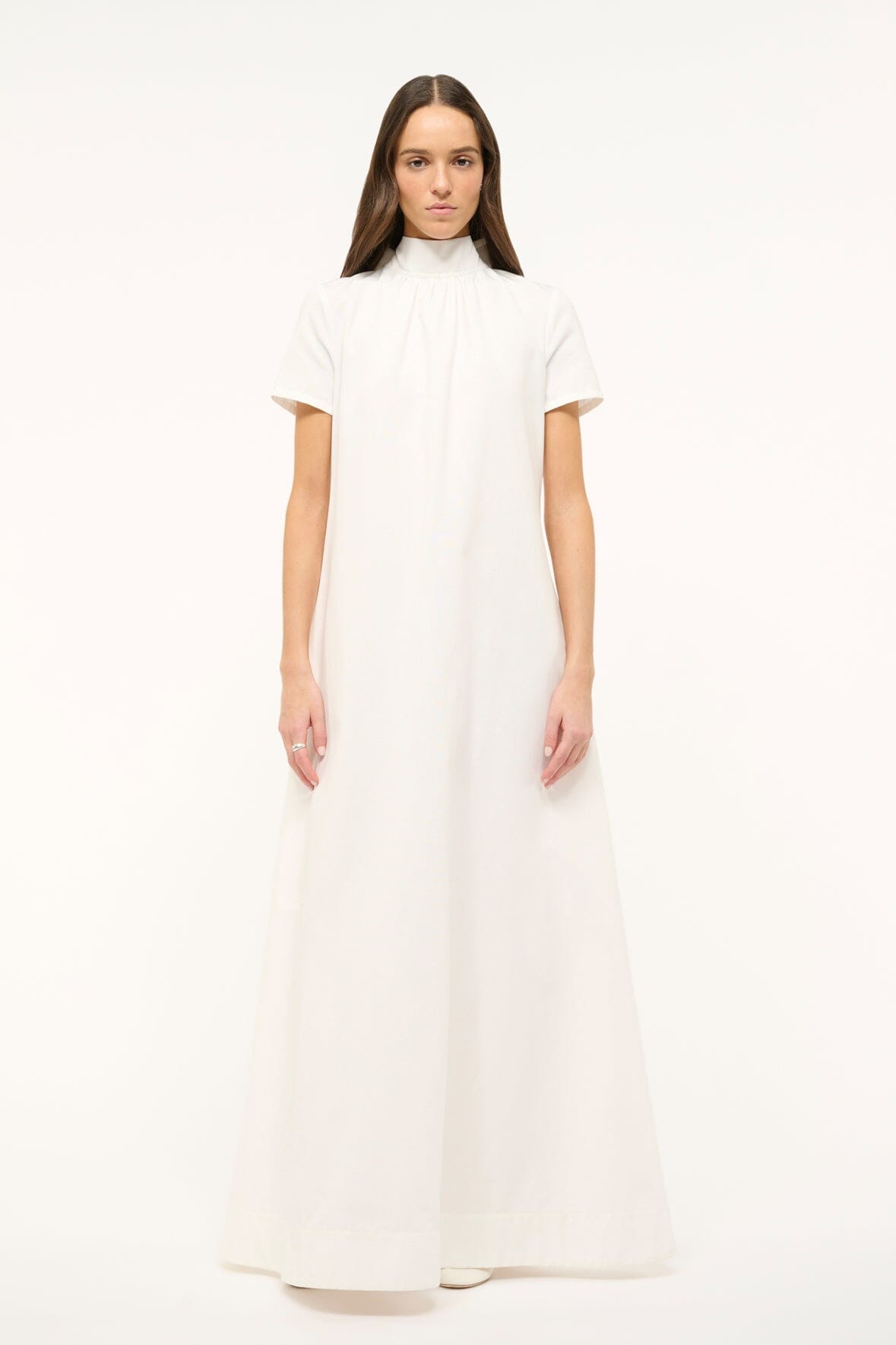 ILANA DRESS WHITE - STAUD US