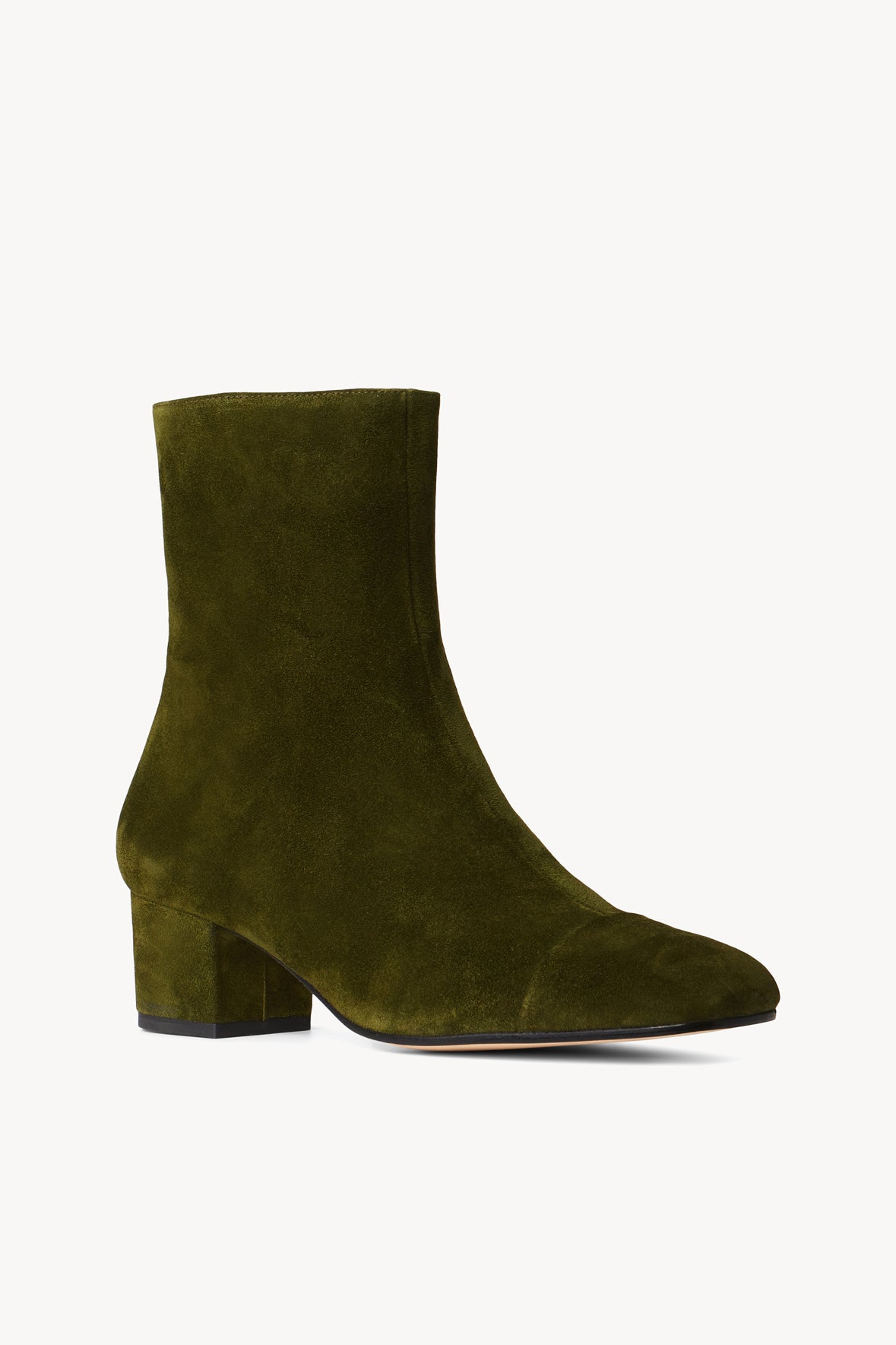AIMEE SHORT BOOT OLIVE SUEDE - STAUD sale