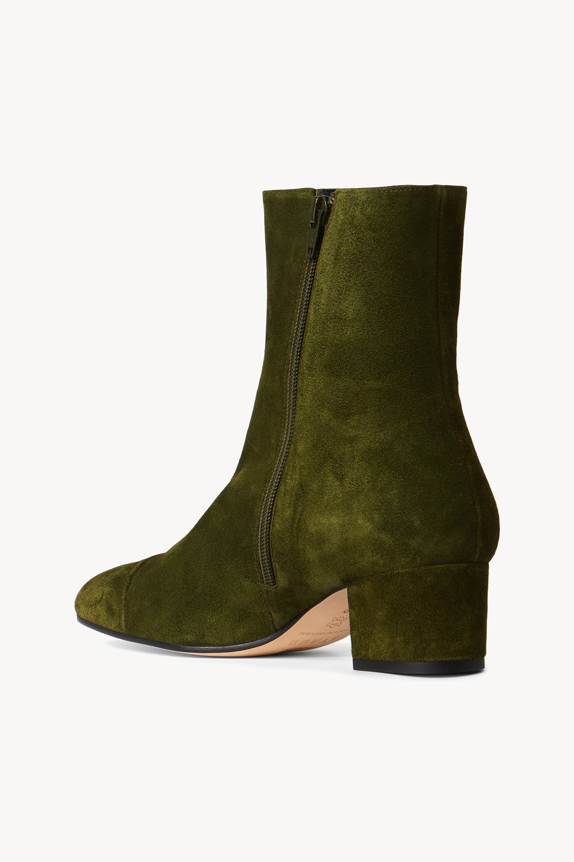 AIMEE SHORT BOOT OLIVE SUEDE - STAUD sale
