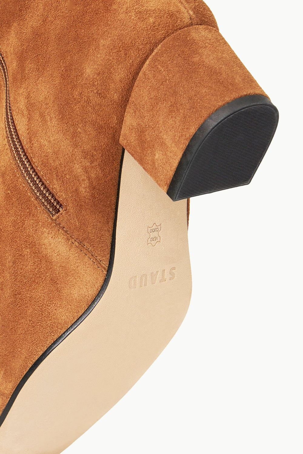 AIMEE SHORT BOOT TAN SUEDE - STAUD sale