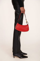 OLLIE BAG CHERRY - STAUD sale