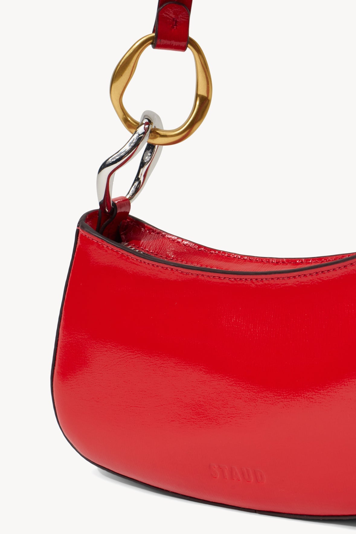 OLLIE BAG CHERRY - STAUD sale