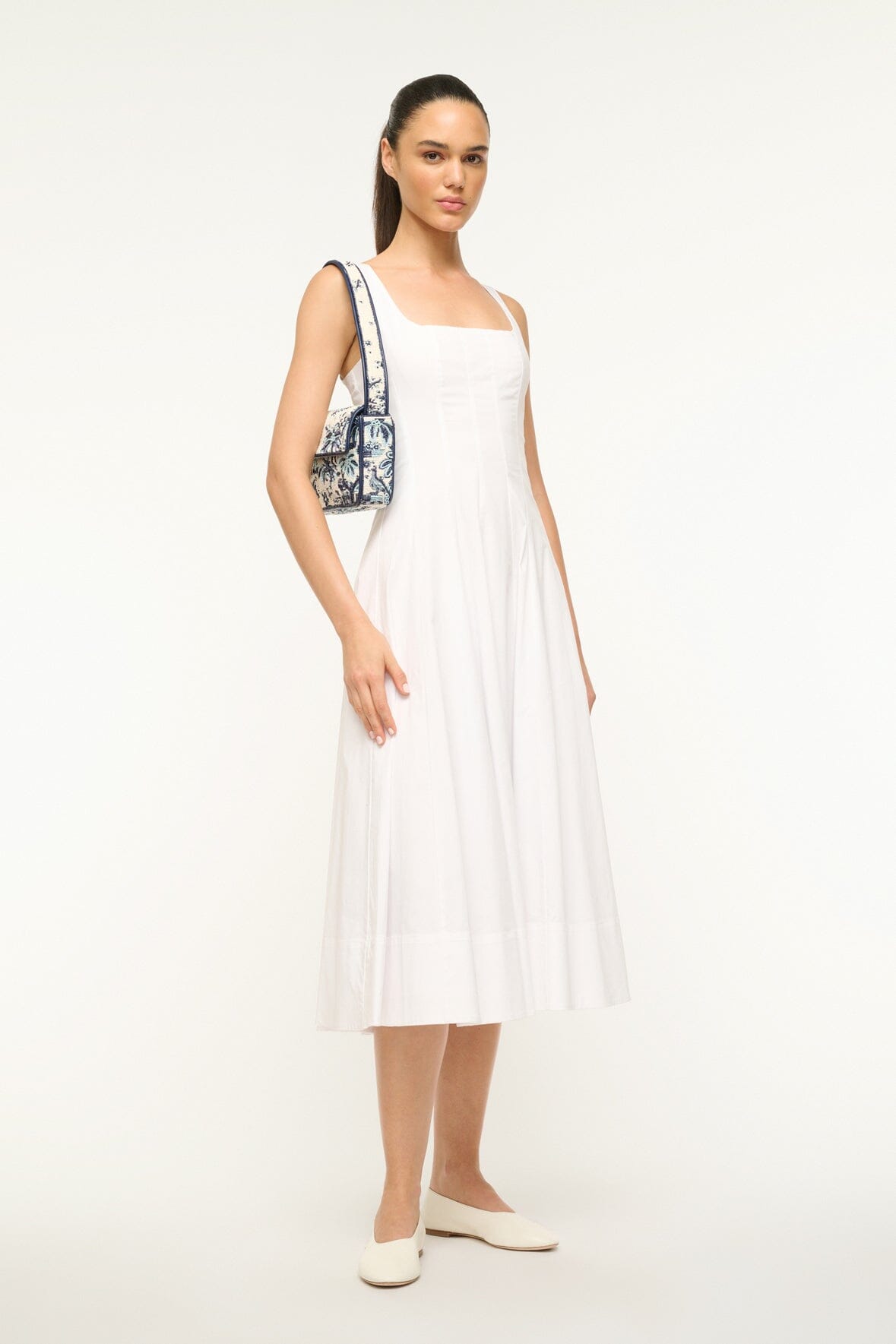 TOMMY BEADED BAG TOILE DE PUP - STAUD outlet