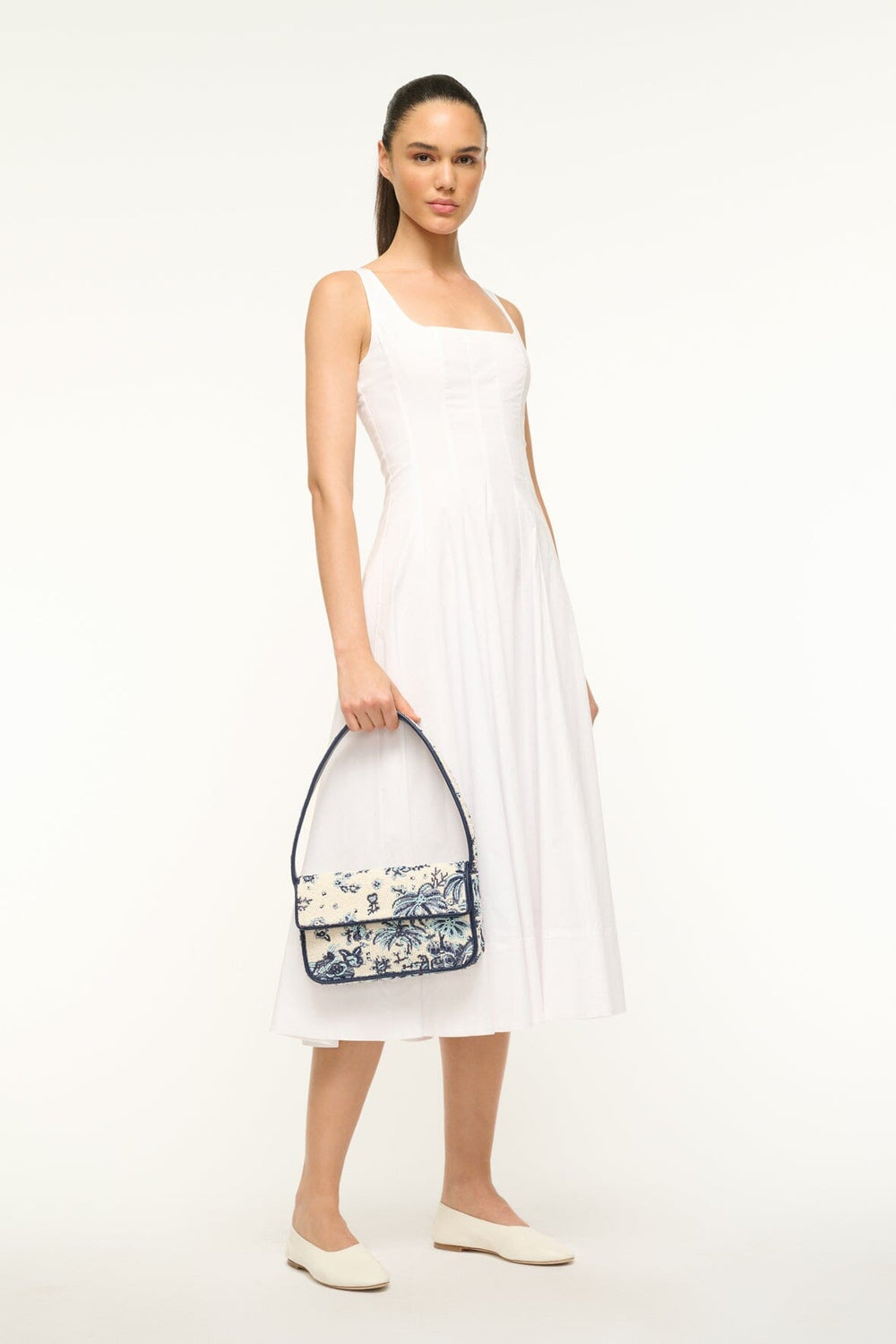 TOMMY BEADED BAG TOILE DE PUP - STAUD outlet