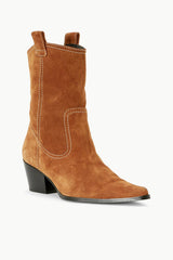 JUNE BOOT TAN SUEDE - STAUD for sale