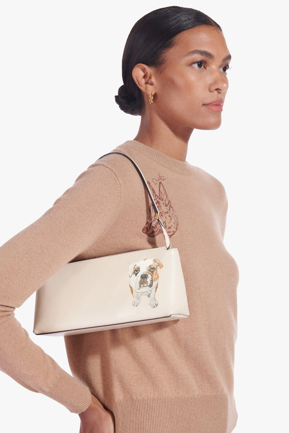 CUSTOM KAIA SHOULDER BAG CREAM - STAUD outlet