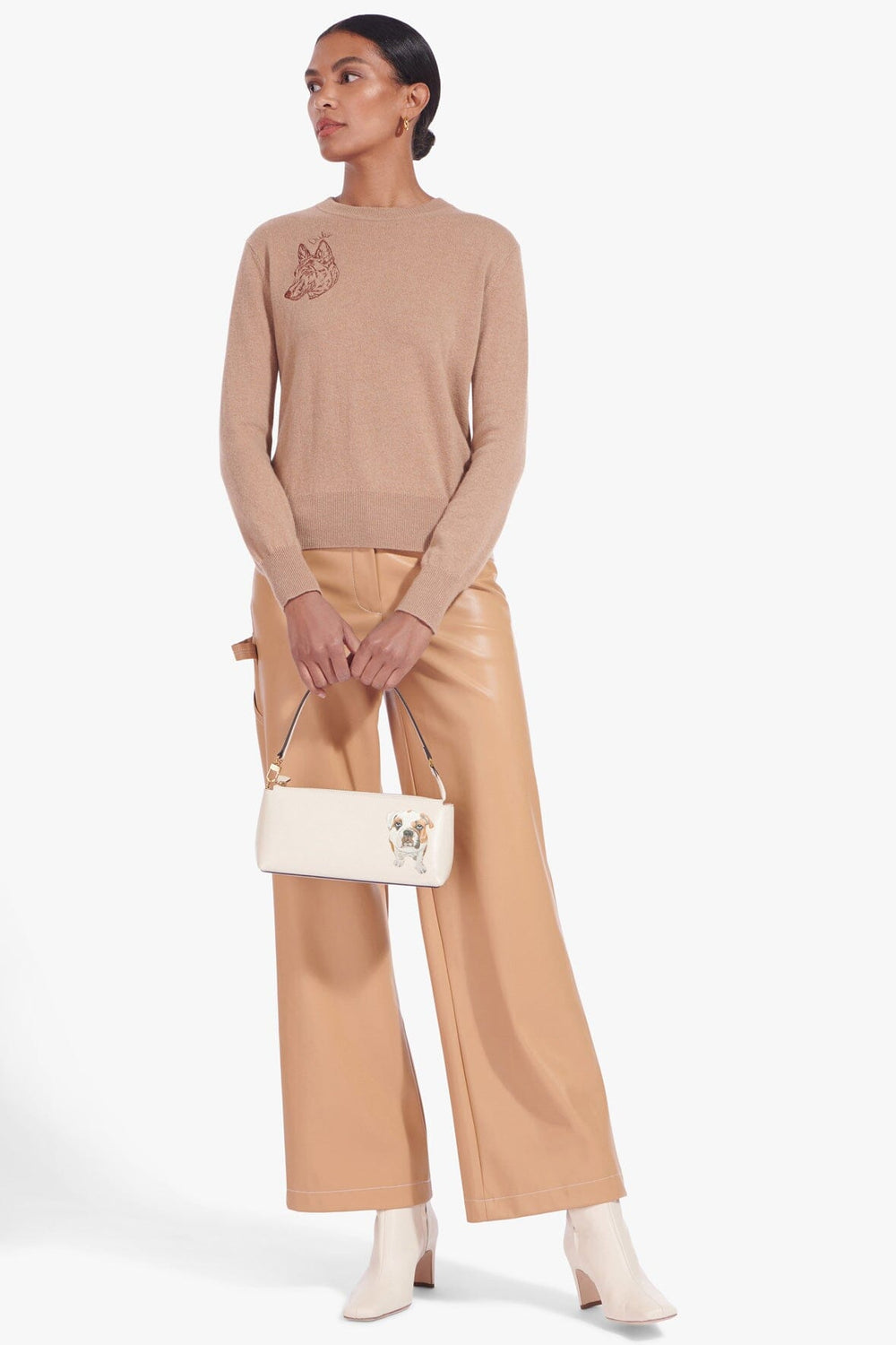 CUSTOM KAIA SHOULDER BAG CREAM - STAUD outlet