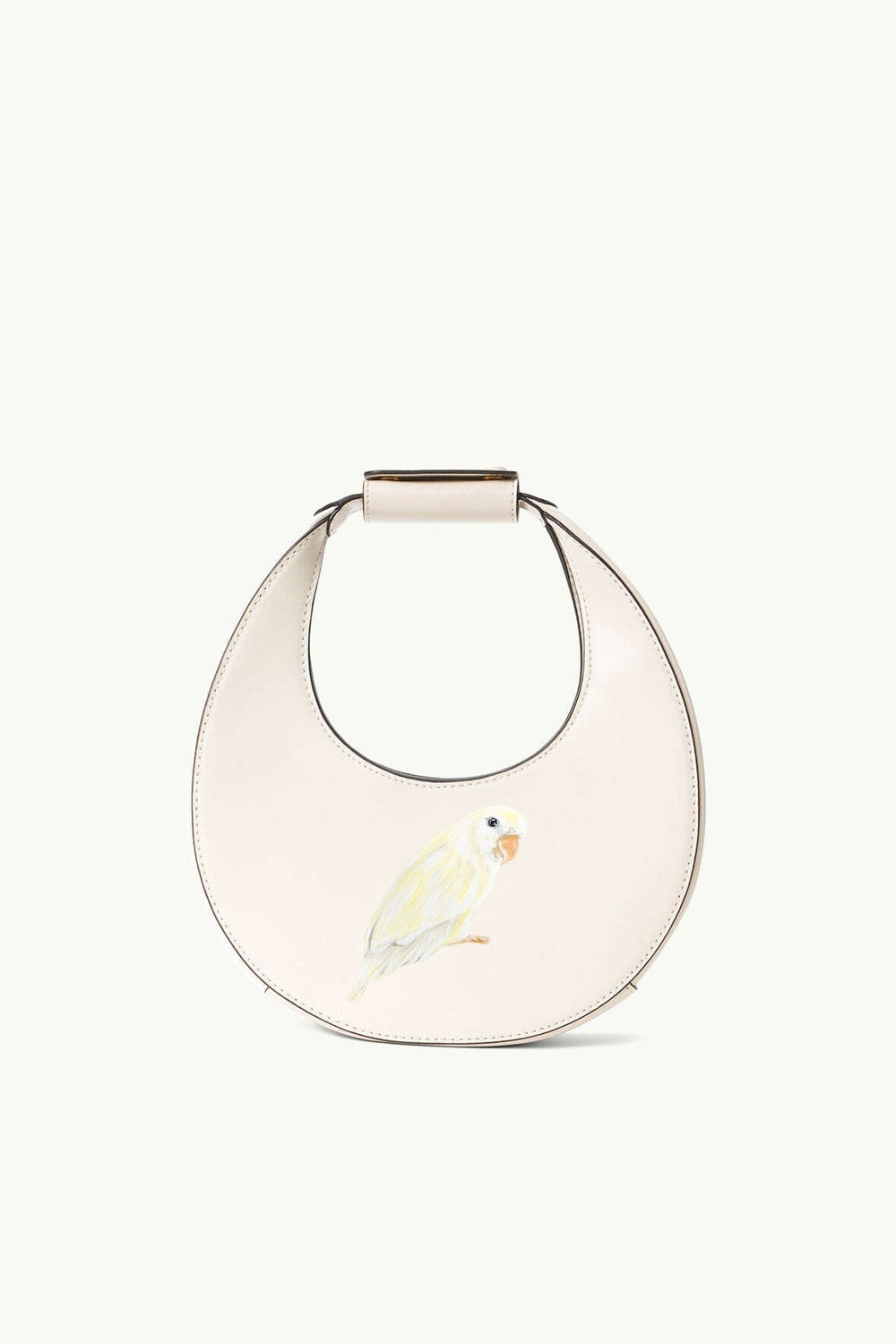 CUSTOM MINI MOON BAG CREAM - STAUD for sale