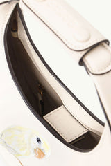 CUSTOM MINI MOON BAG CREAM - STAUD for sale
