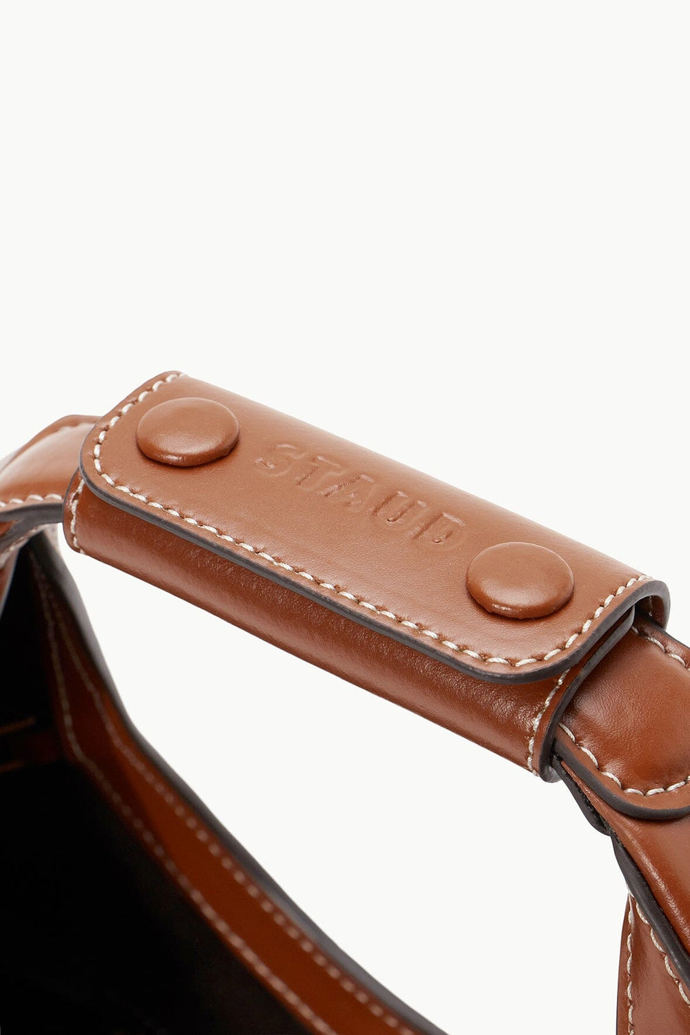 CUSTOM MINI MOON BAG TAN - STAUD for sale