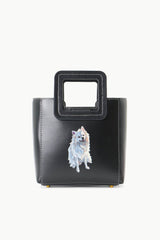 CUSTOM MINI SHIRLEY LEATHER BAG BLACK - STAUD outlet