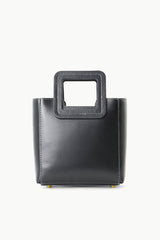 CUSTOM MINI SHIRLEY LEATHER BAG BLACK - STAUD outlet