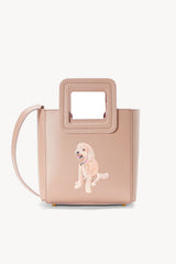 CUSTOM MINI SHIRLEY LEATHER BAG BLUSH - STAUD outlet
