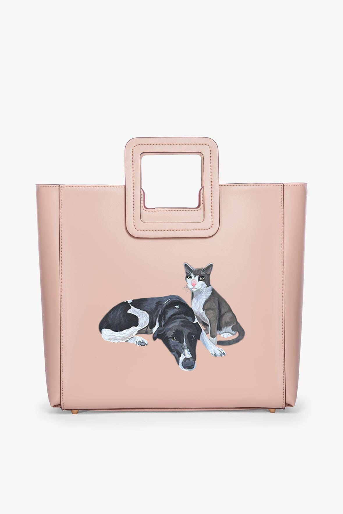 CUSTOM SHIRLEY LEATHER BAG BLUSH - STAUD near me