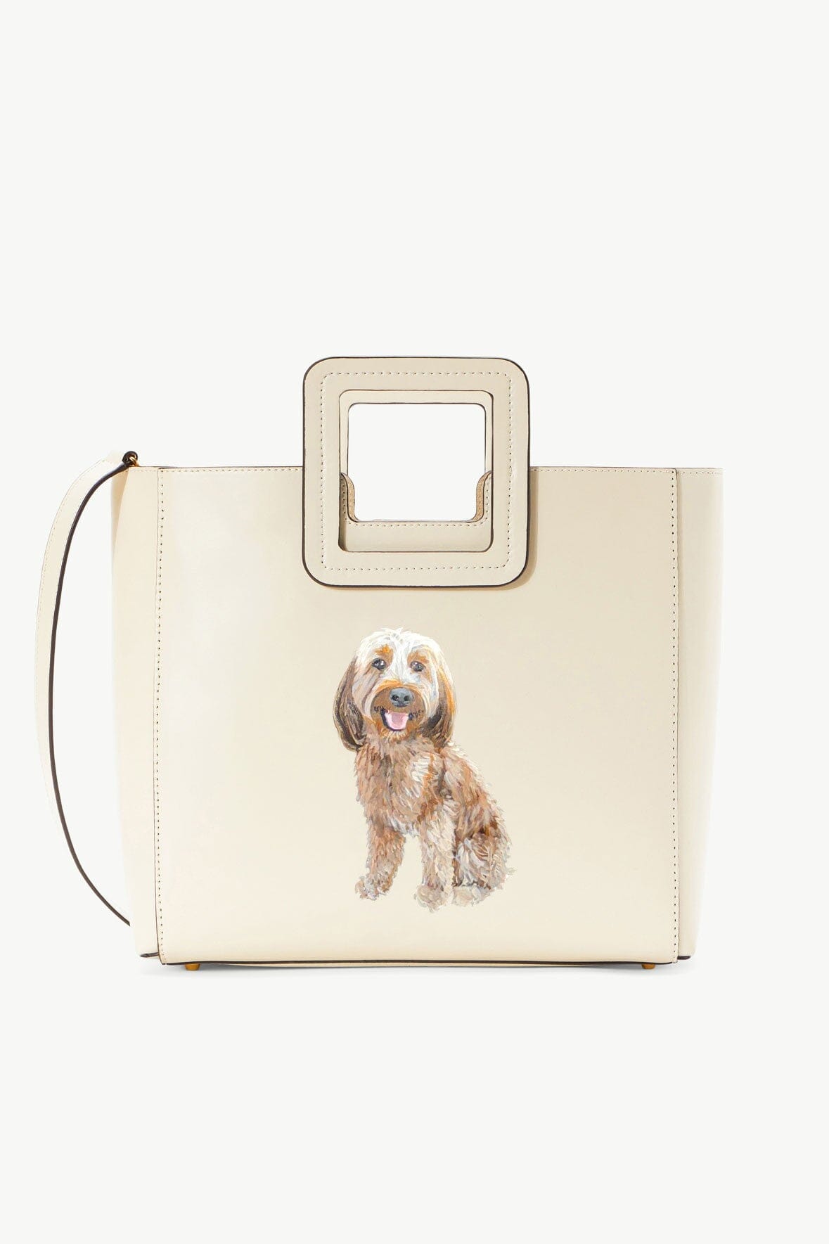 CUSTOM SHIRLEY LEATHER BAG CREAM - STAUD near me