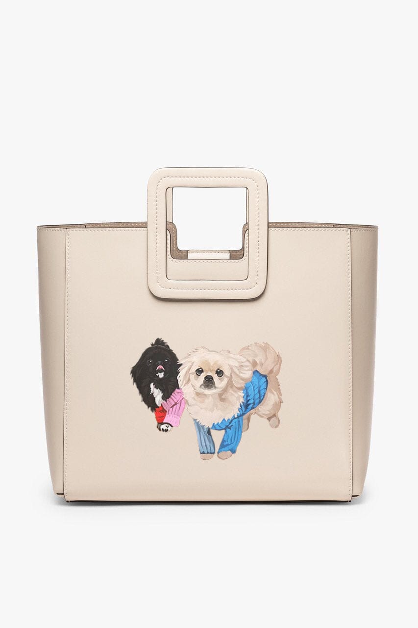 CUSTOM SHIRLEY LEATHER BAG CREAM - STAUD near me
