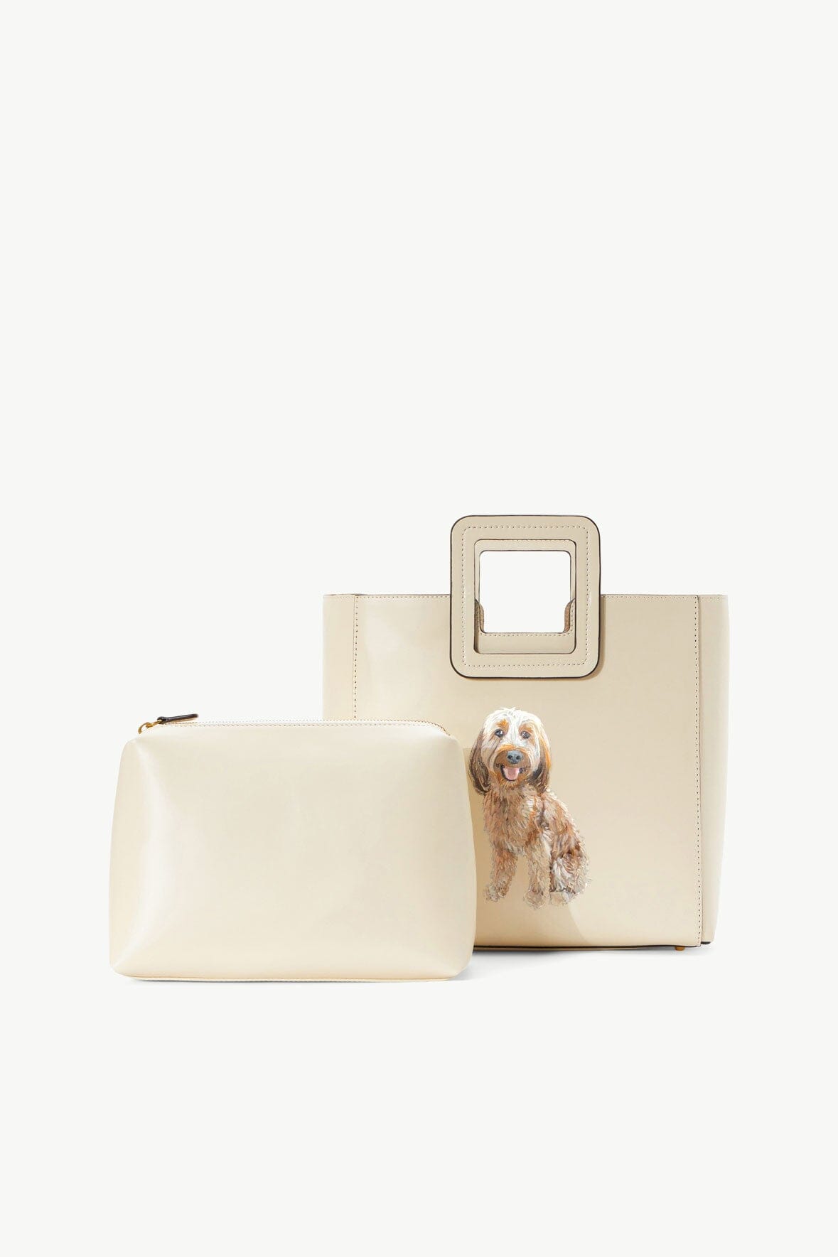 CUSTOM SHIRLEY LEATHER BAG CREAM - STAUD near me