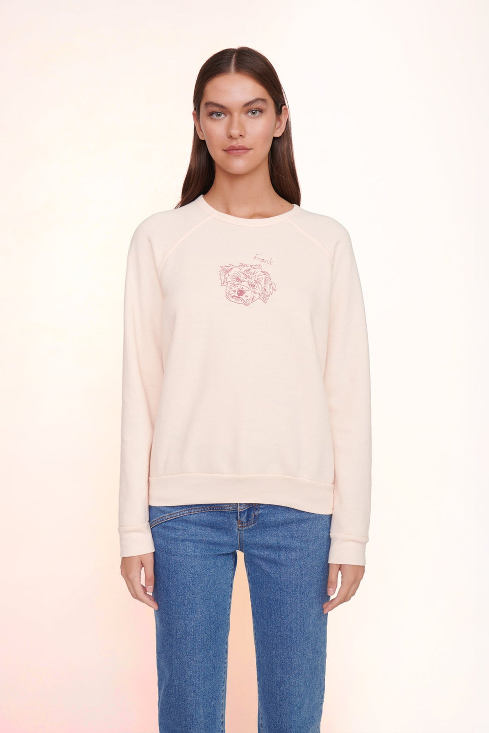 CUSTOM SWEATSHIRT LIGHT PINK - STAUD near me