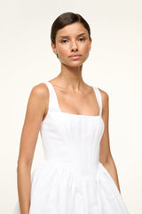 LANDSCAPE DRESS WHITE - STAUD sale