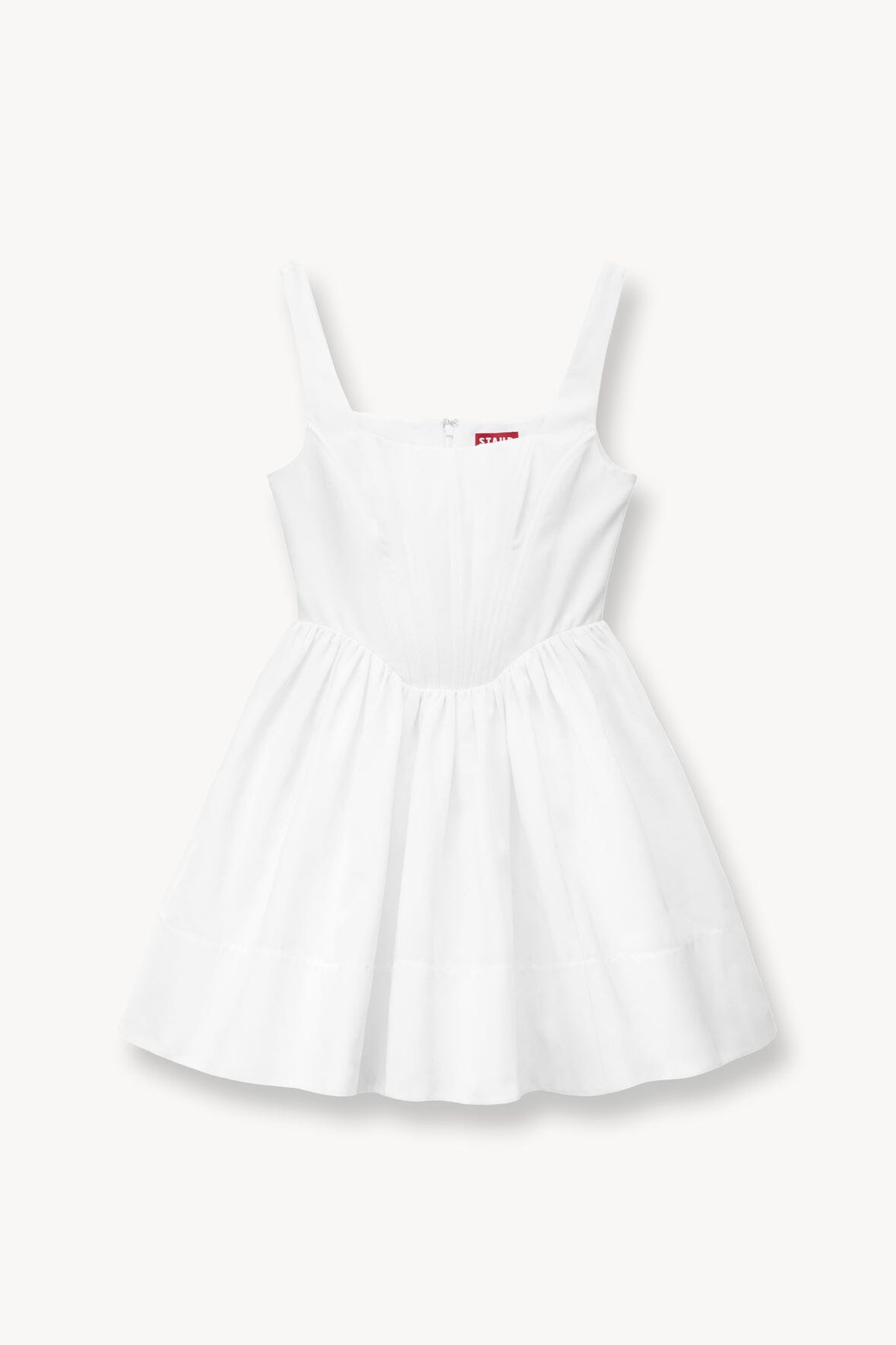 LANDSCAPE DRESS WHITE - STAUD sale