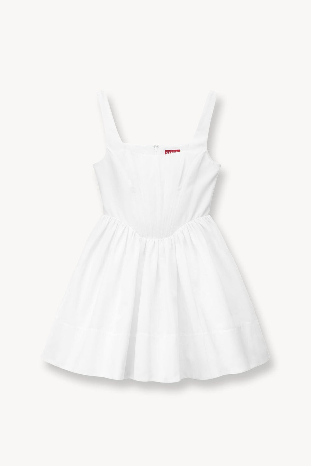 LANDSCAPE DRESS WHITE - STAUD sale