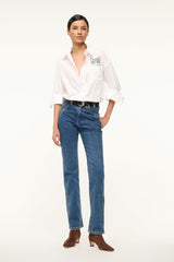 CUSTOM CLASSIC OVERSIZED SHIRT WHITE - STAUD sale