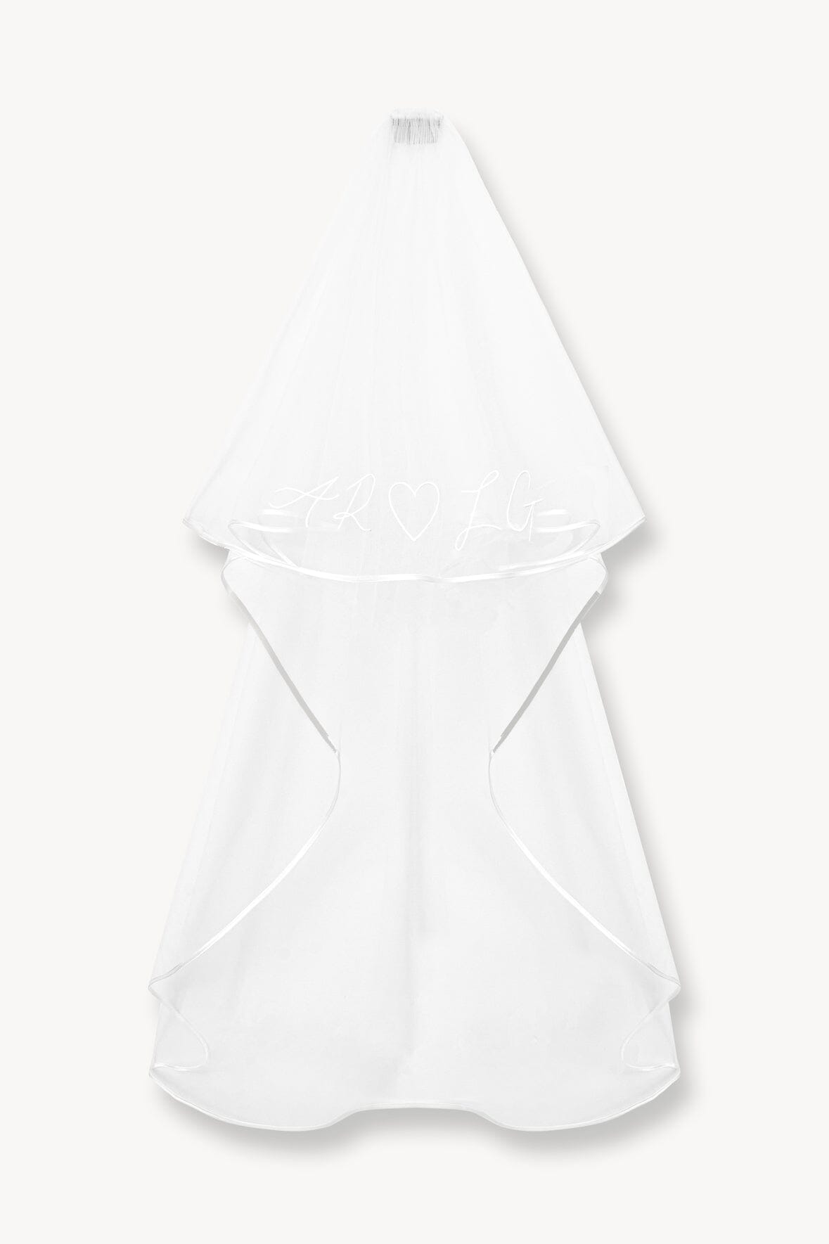 CUSTOM EMBROIDERED INITIALS VEIL - STAUD outlet