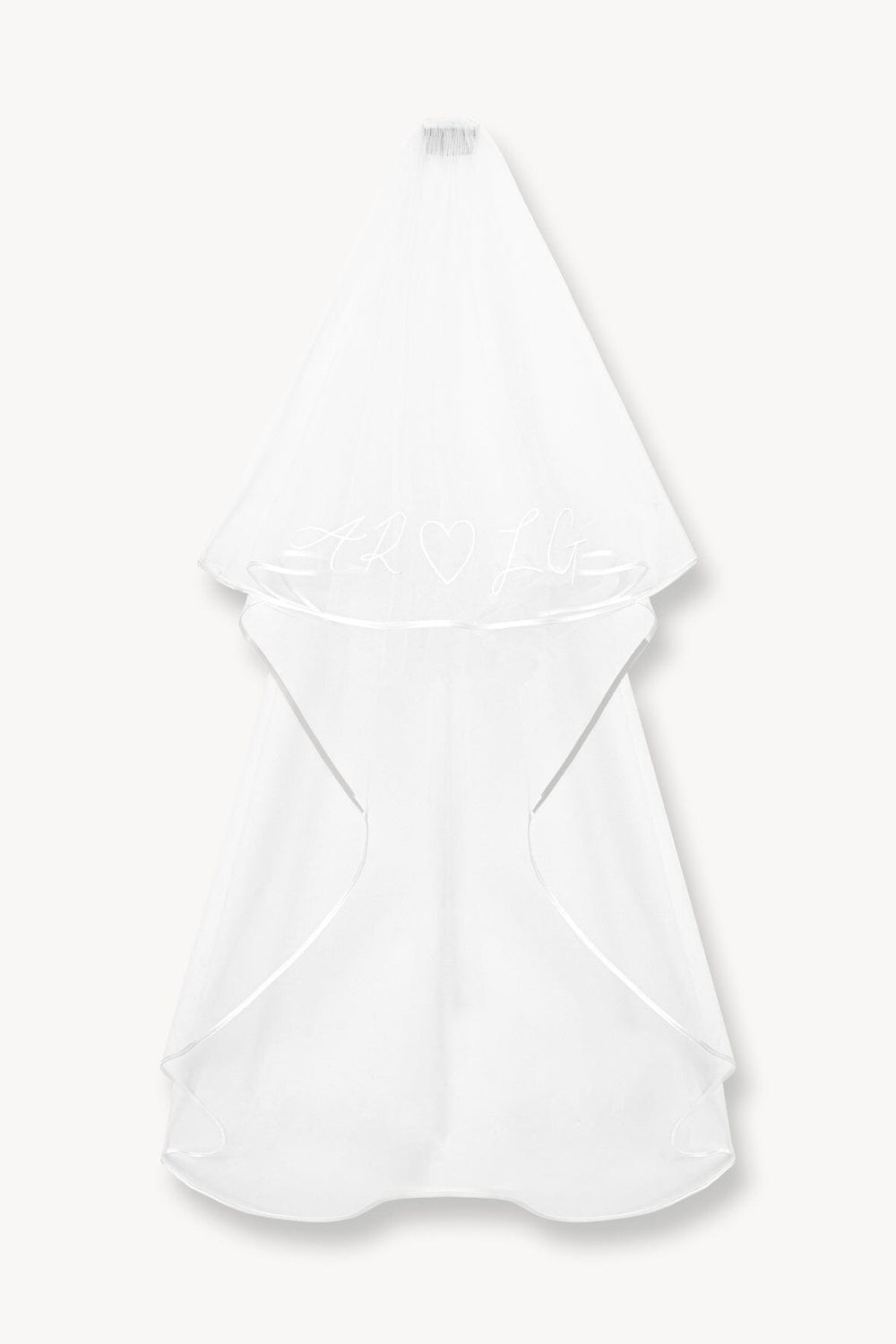 CUSTOM EMBROIDERED INITIALS VEIL - STAUD outlet