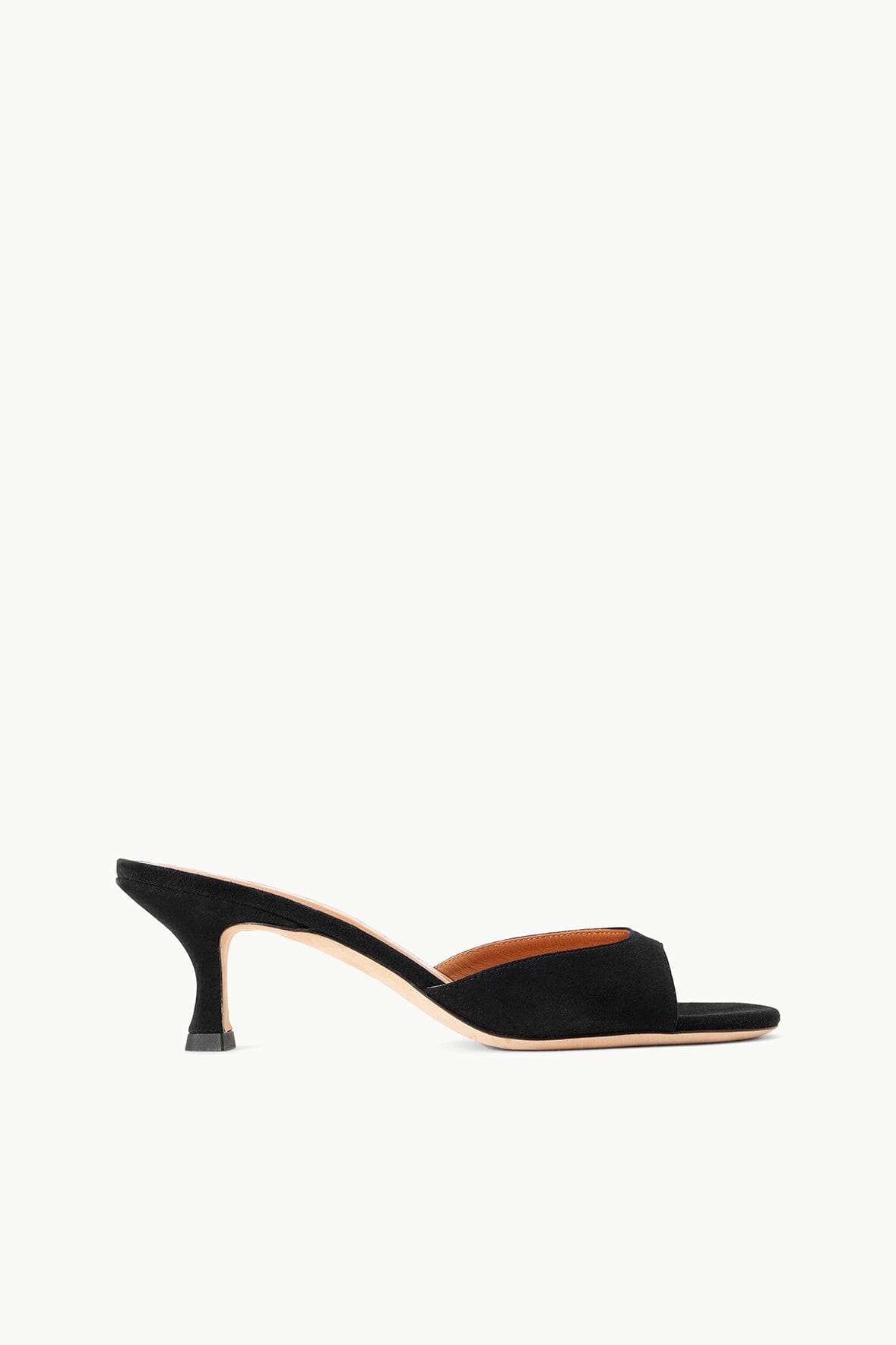 BRIGITTE MULE BLACK SUEDE - STAUD sale