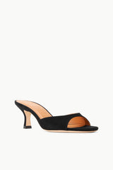 BRIGITTE MULE BLACK SUEDE - STAUD sale