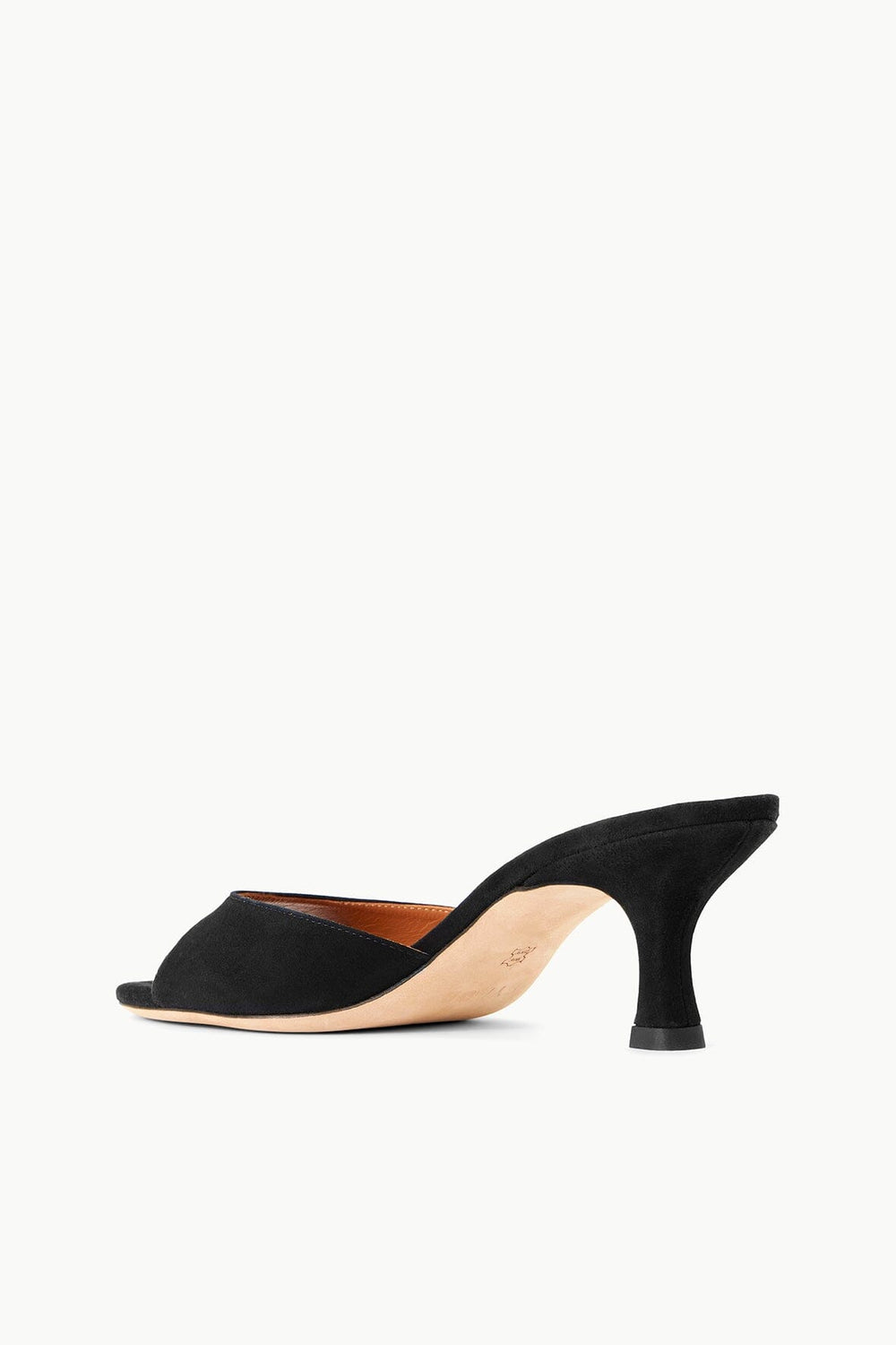 BRIGITTE MULE BLACK SUEDE - STAUD sale